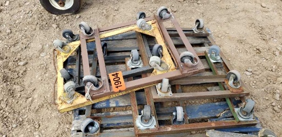 (6) Steel Frame Dollies