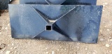 Unused Skid Steer Plate Adapter For 2