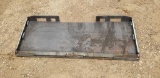 Redline Unused Blank Skid Steer Adapter Plate