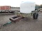 Heavy duty trailer with Water tank and pump