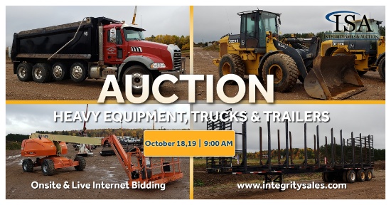 FALL HEAVY EQUIPMENT AUCTION