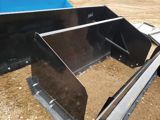 Unused 6' Snow Pusher For Skid Steer