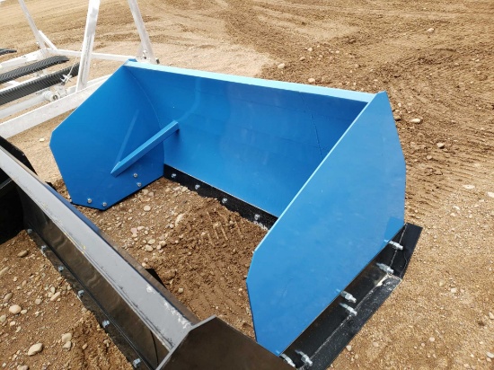 Unused 6' Snow Pusher For Skid Steer
