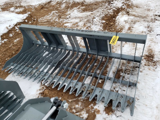 Unused 78" Skid Steer Rock Bucket