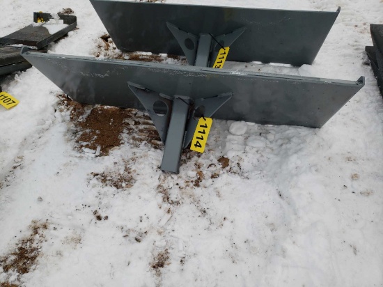Unused Receiver Hitch For Skid Steer