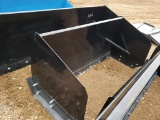 Unused 6' Snow Pusher For Skid Steer