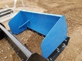 Unused 6' Snow Pusher For Skid Steer