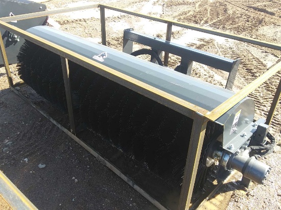 Unused 72" Wolverine Skid Steer Broom