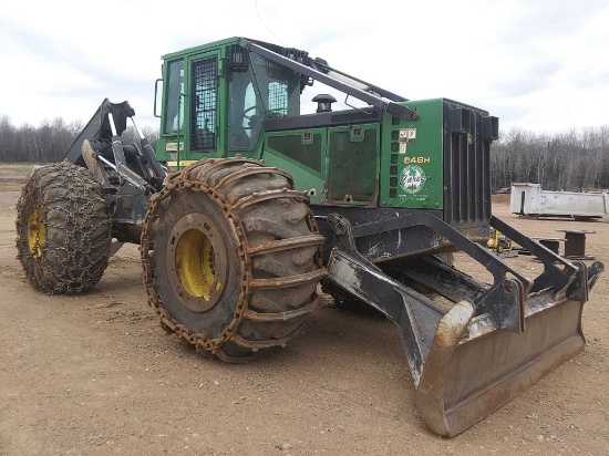 2010 Deere 848h Grapple Skidder