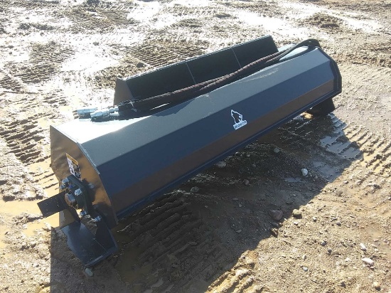 Unused 72" Wolverine Skid Steer Rototiller