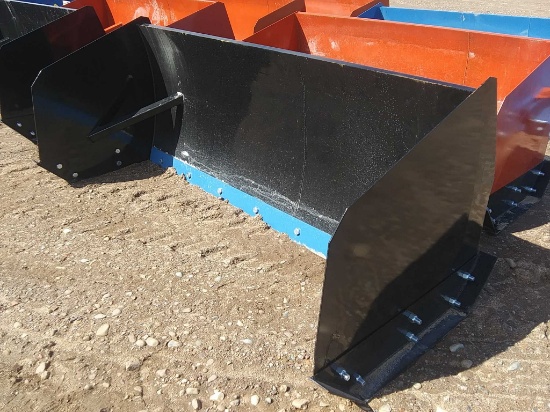 7' Skid Steer Snow Pusher