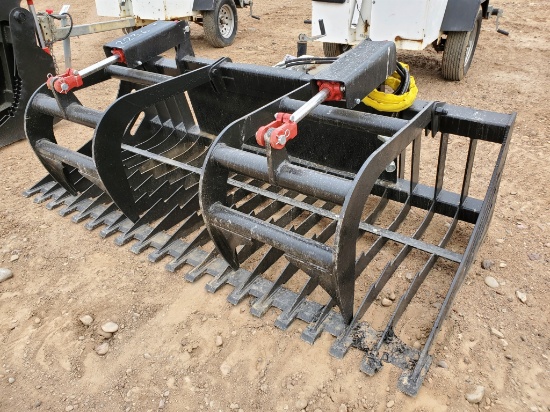 Unused 78" Rock/brush Grapple Bucket