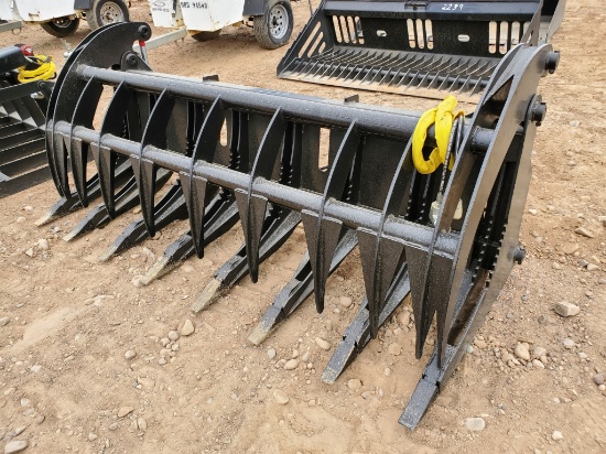 Unused 84" Single Log/brush Grapple