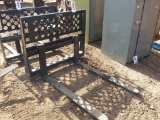 Unused Skid Steer Forks, Approx 48