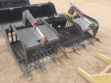 Unused Skid Steer Rock Grapple Bucket