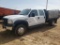 2007 Ford F450 Sd Xl Crew Cab Flatbed Dually