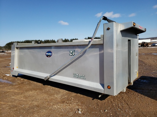 Rhodes 19' Aluminum Dump Box W/tarper