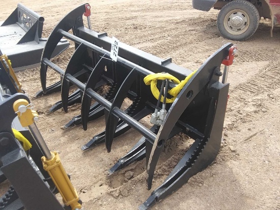 Unused Skid Steer Brush Grapple, Approx 68"