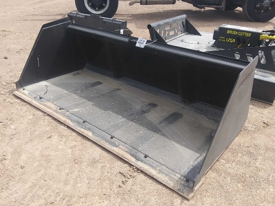 Unused Skid Steer Bucket, Approx 84"
