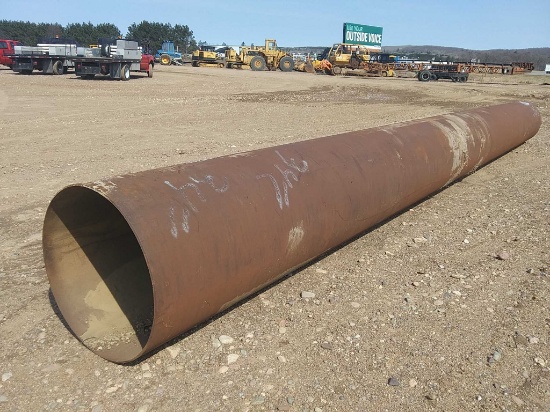 Approx 34' 7" Long X 34" Diameter Pipe