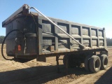 1983 Hilbilt Mfg Co Dual Axle Dump Trailer