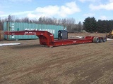 1990 Trail King Ts80hg-483 Rail Trailer