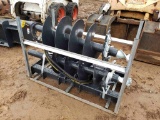 Unused Jct Skid Steer Auger Attachment