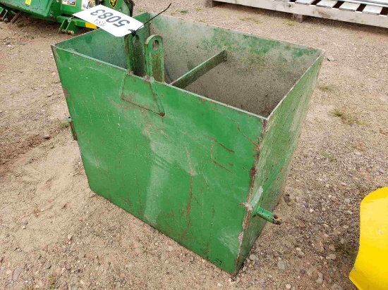 John Deere 3pt Ballast Box- Fits John Deere X595