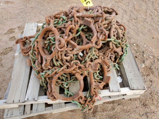 Unused Bearpaw Chains For Skidder