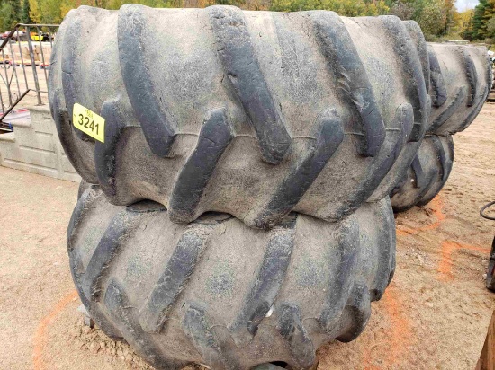 (2) Loader Tires W/approx 26.5" Rims