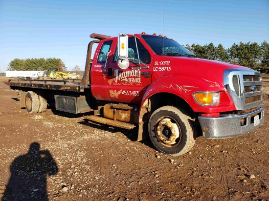 2004 Ford F650 Xlt Sd Roll-back Truck
