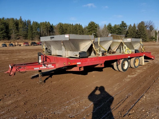 1992 Towmaster 10 Ton Equipment Trailer