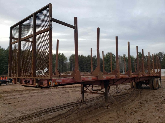 1988 Trail Master Log Bunk Trailer