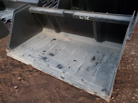Unused 72" Snow/high Capacity Skid Steer Bucket