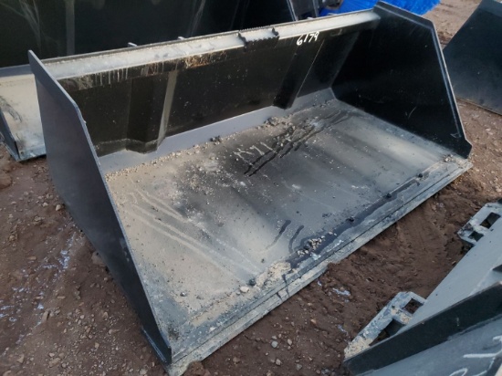 Unused 74" Snow/high Capacity Skid Steer Bucket