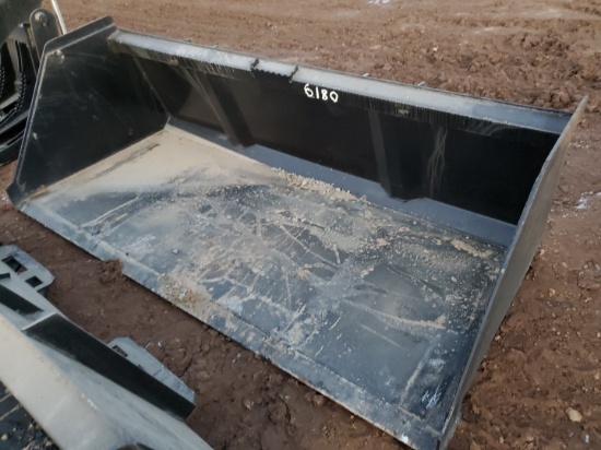 Unused 84" Snow/high Capacity Skid Steer Bucket