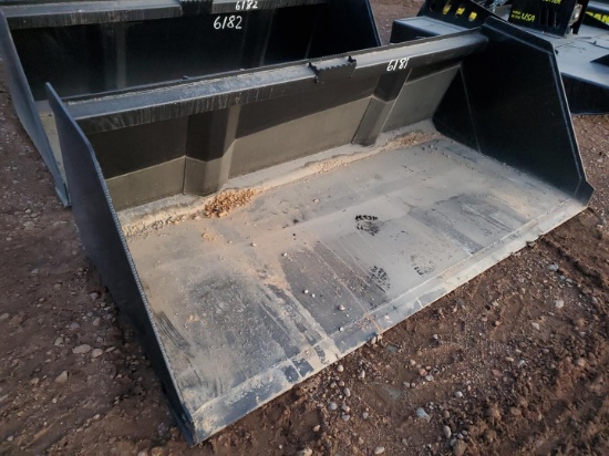 Unused 80" Snow/high Capacity Skid Steer Bucket