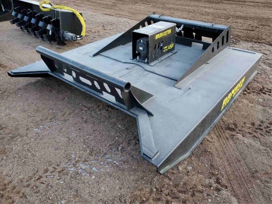 Unused 80" Skid Steer Brush Hog Mower