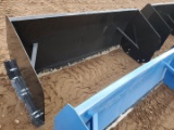Unused 7' Skid Steer Snow Pusher