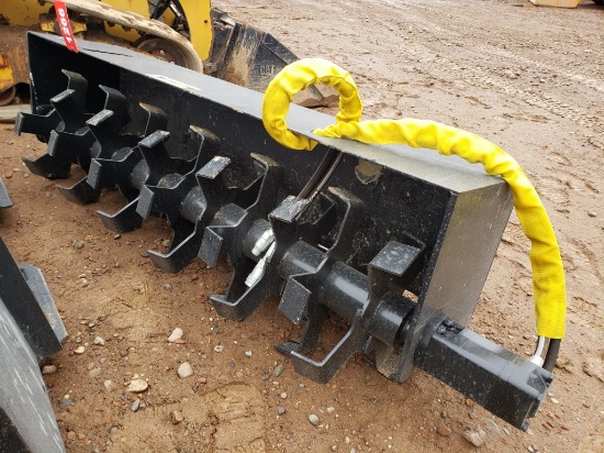 Unused Approx 72" Skid Steer Rototiller