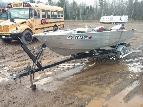 Sea Nymph 16' Aluminum Boat W/ Mercury 35hp