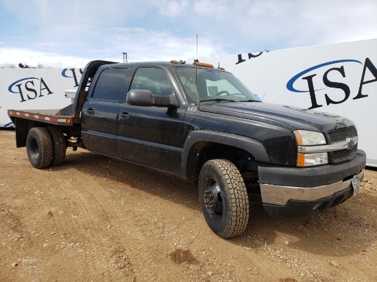 2003 Chevrolet 3500 Duramax Flatbed Truck