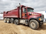 2003 Mack Granite Cv713 Quad Dump Truck