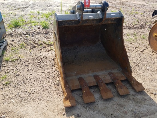 44" Geith Excavator Bucket W/teeth Fits Liebherr