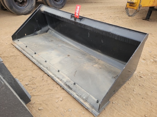 Unused 74" Skid Steer Bucket