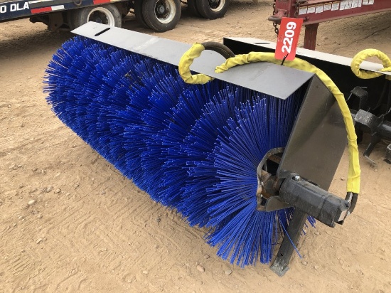Unused 76" Skid Steer Sweeper