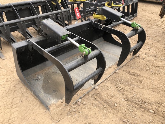 Unused Skid Steer 72" Grapple Bucket