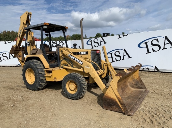 1996 Deere 300d 4x4 Tractor Loader Backhoe