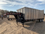 2018 Pj Fs222-gooseneck Grain/produce Trailer