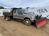 2004 Ford F450 Lariat 4x4 Dump Truck